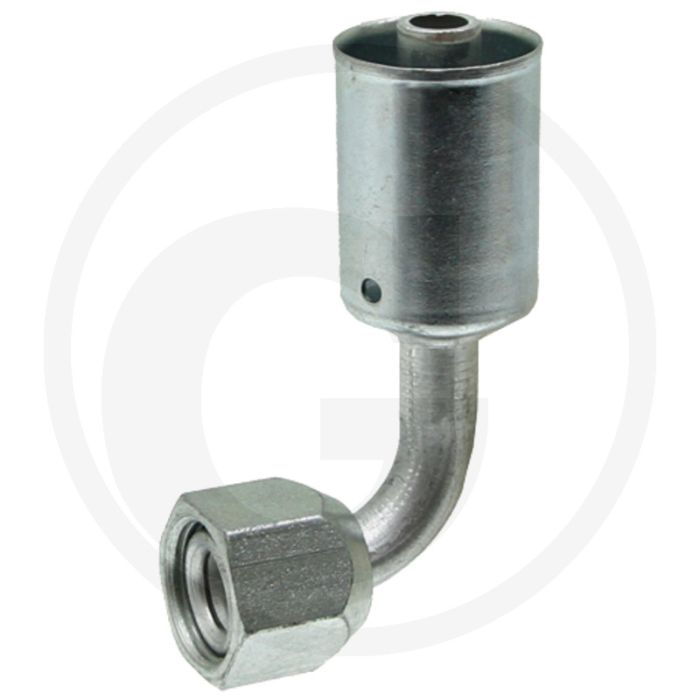 WAECO Koppeling 90° Aluminium Gr.8 DN10 3/4"-16UNF