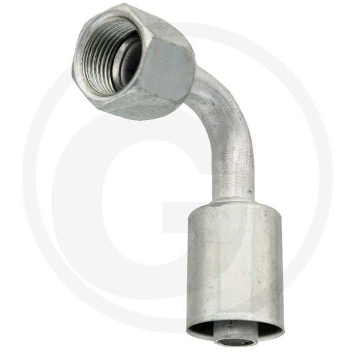 WAECO Koppeling 90° Aluminium | Gr.10 (1/2") DN13 | 7/8"-14UNF-2B