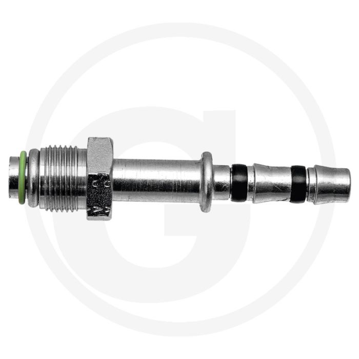 Manuli Rechte koppeling AG 3/4”-18-UNS 10 | Rechte koppeling maat 10 DN13, draad 7/8"-14-UNS-2A