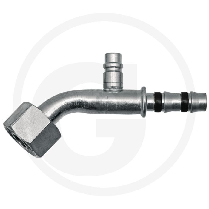 Manuli Koppeling 45° OR IG 1"-14-UNS 10 LPV – Gr.10 (1/2") DN13 F-aansluiting