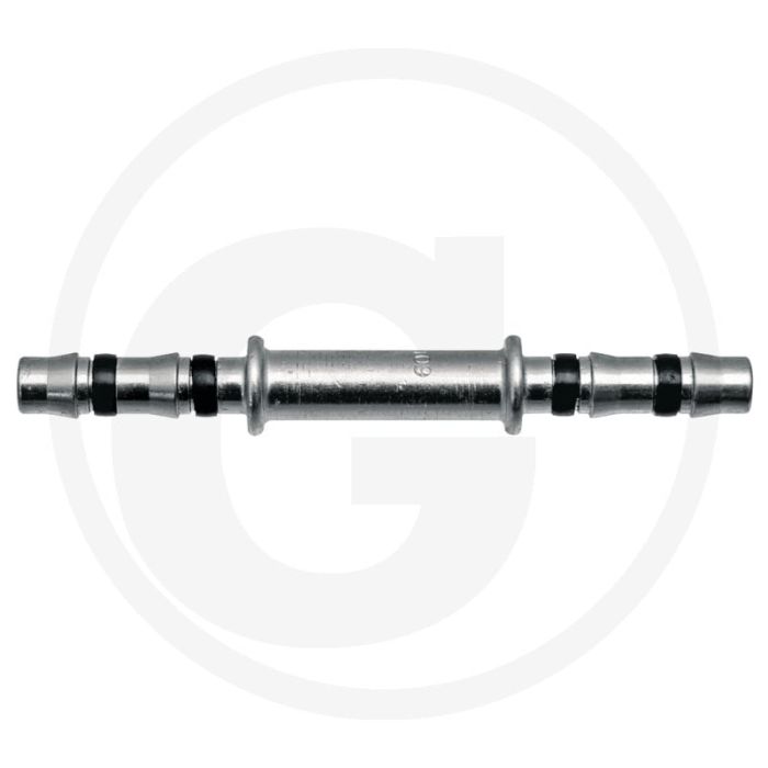 Manuli Rechte koppeling 06 08 – Rechte koppeling maat 6 DN8, lengte 120 mm