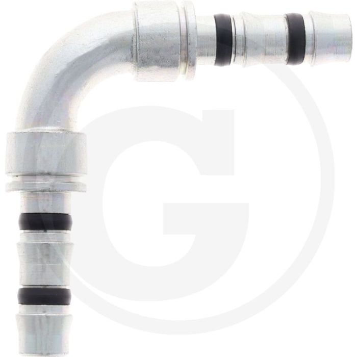 Manuli Koppeling 90° 12 12 L128 DN16 (5/8") Gr.12