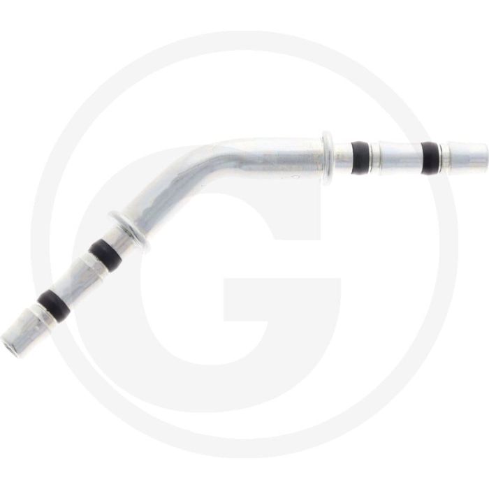 Manuli Koppeling 45° 06 06 – Gr.6 (5/16") DN8, lengte 113,5 mm