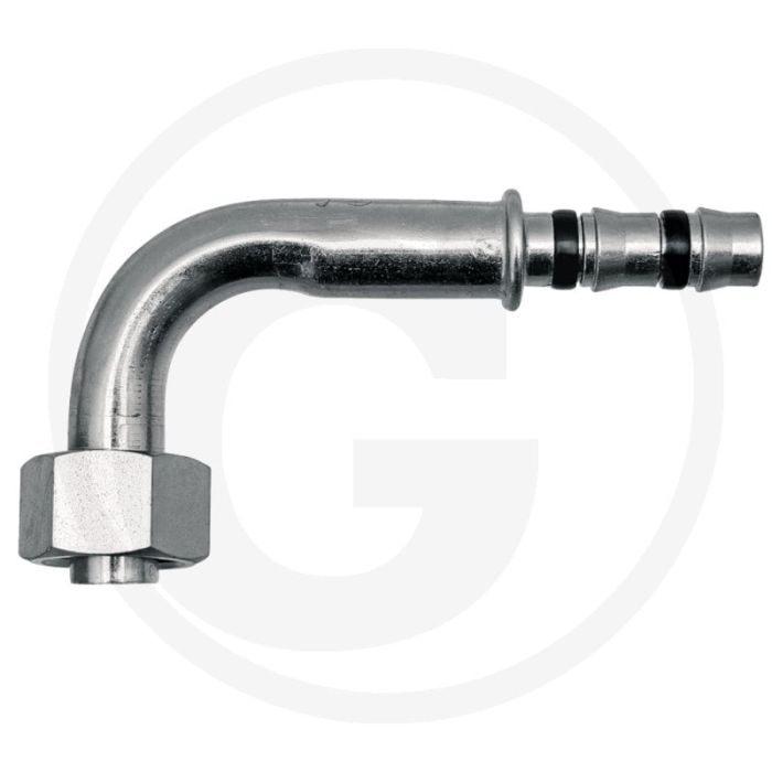Manuli Koppeling 90° OF IG 7/8"-14-UNF 08 L50 – DN10 Gr.8 (13/32") Aansluiting F