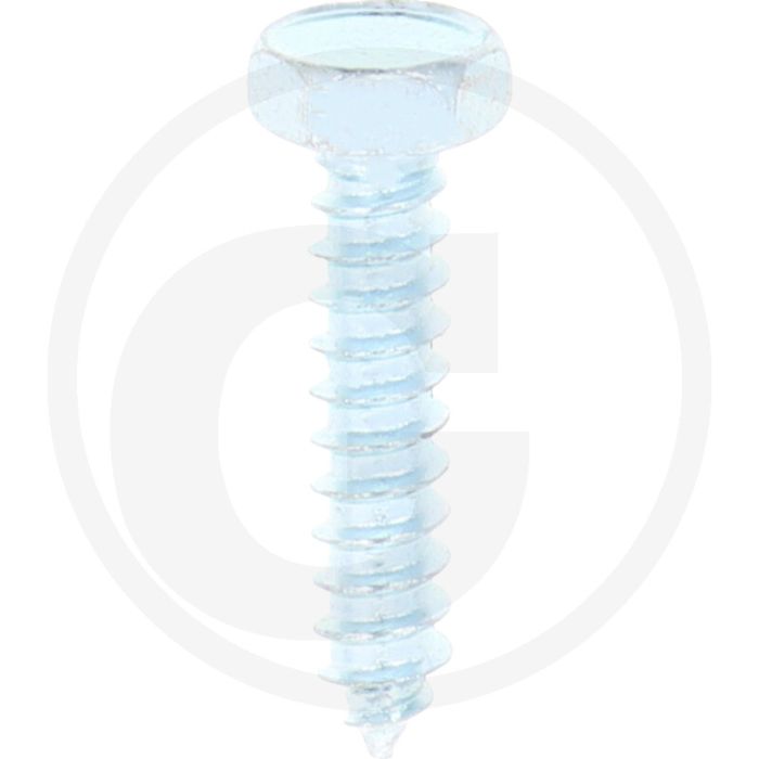 VPE250 zeskantbouten M4x19 DIN 7976 staal gegalvaniseerd 4.8 zeskantkop
