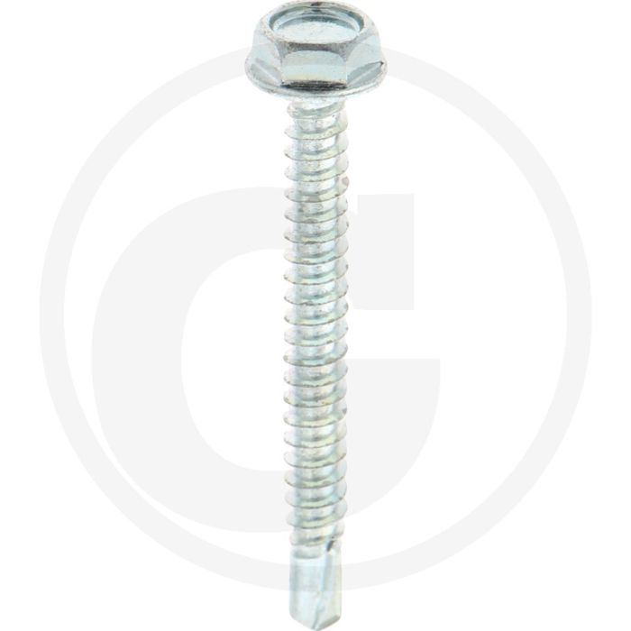 VPE500 zelfb. schroeven 4,8x45 DIN 7504 gegalvaniseerd staal zeskantkop flens