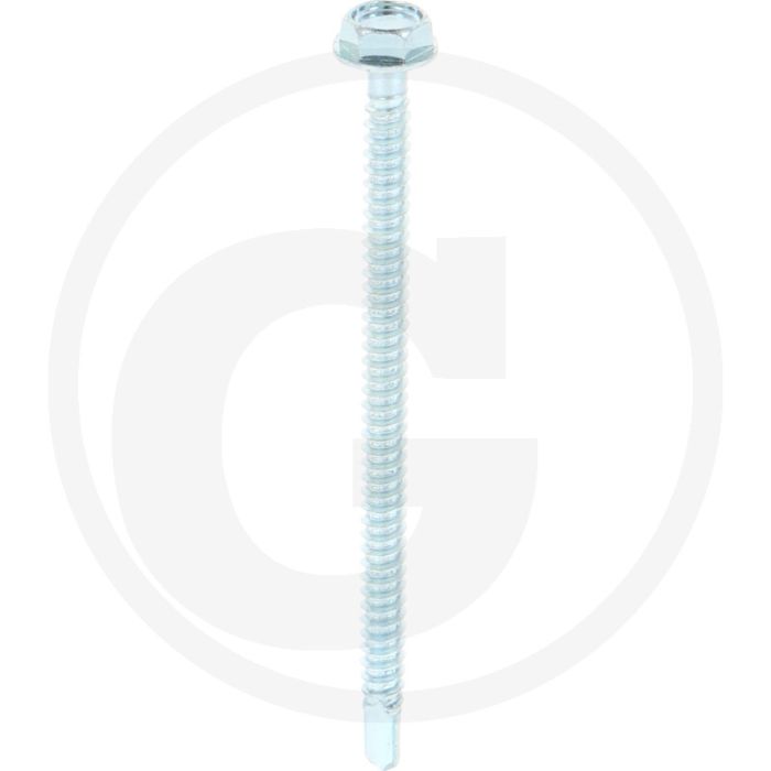 VPE250 zelfb. schroeven 4,8x80 DIN 7504 staal gegalvaniseerd zeskantkop