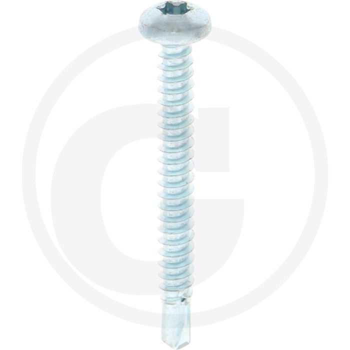 VPE500 zelfb. schroeven 4,8x45 DIN 7504 gegalvaniseerd staal T25