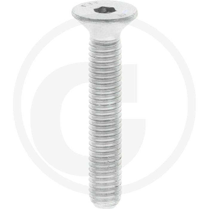 Verzonken bout M5 x 30 DIN 7991 Verzinkt staal binnenzeskant 800N/mm²