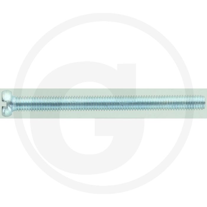 Cilinderkopschroeven DIN 84 M5 x 60 staal 4.8 verzinkt metrische schroefdraad RH