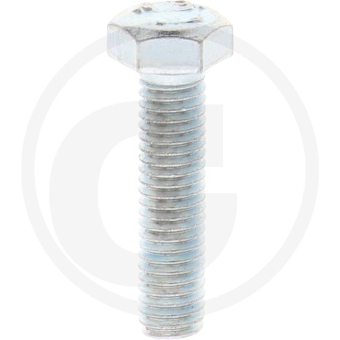 VPE100 zeskantbouten M5x20 DIN 933 Verzinkt staal 8.8 metrische draad