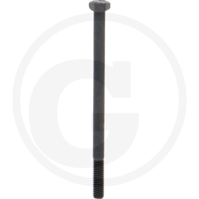 Zeskantbout M5x80 DIN 931 Staal 10.9 Zwart Buitenzeskant