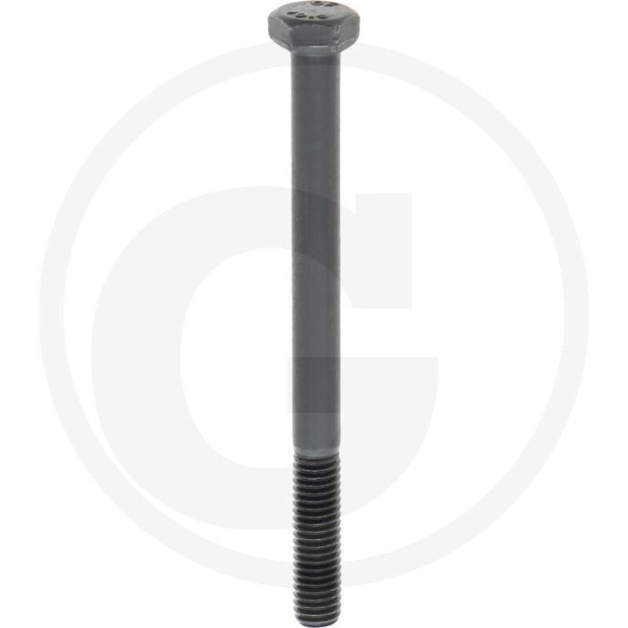Zeskantbout M5x60 DIN 931 Staal 10.9 Onbehandeld Zwart
