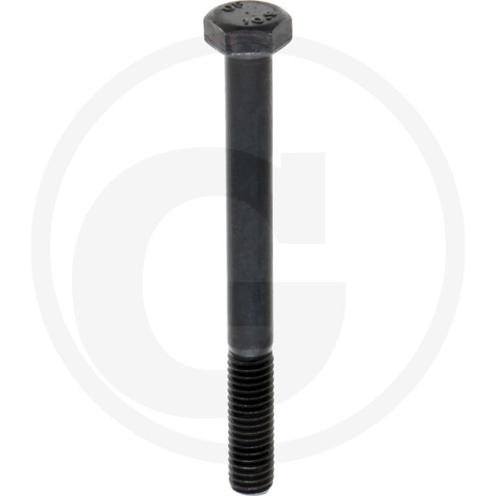 Zeskantbout M5x50 DIN 931 Staal 10.9 Onbehandeld Zwart