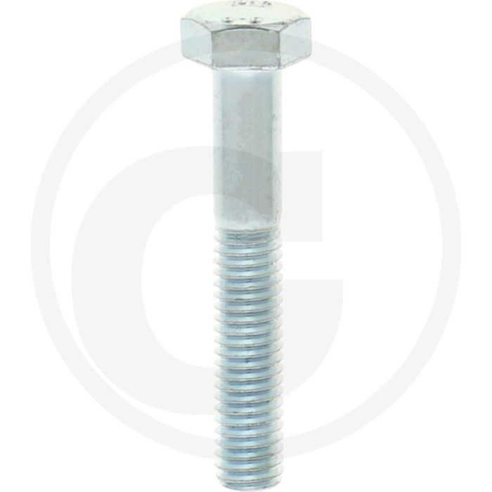 Blister Zeskantbouten DIN 931 M5 x 30 staal 8.8 – 10 stuks regelgewinde