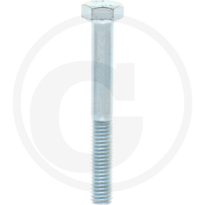 Blister Zeskantbouten DIN 931 M5 x 40 staal 8.8 – Regelgewinde, 10 stuks