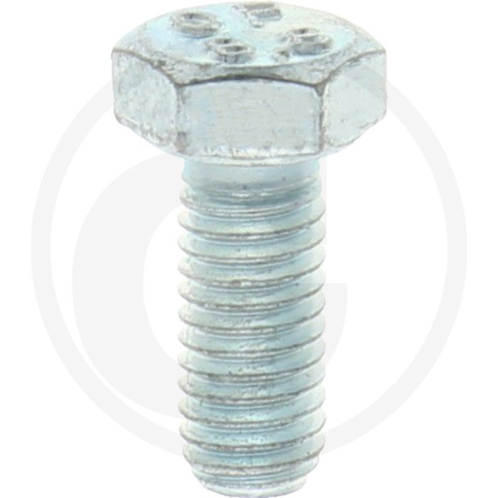 Blister Zeskantbouten DIN 933 M5 x 12 staal 8.8 – regelgewinde, 10 stuks