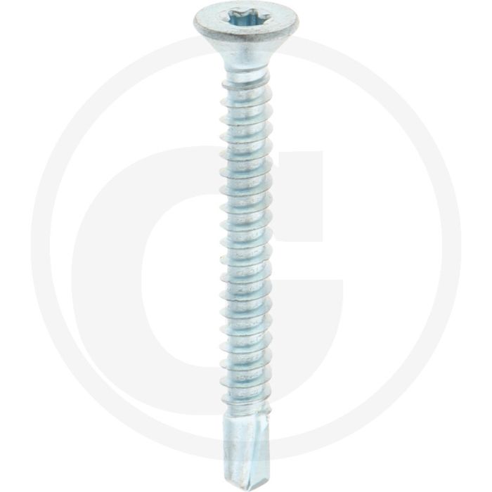 VPE250 zelfb. schroeven 5,5x50 DIN 7504 verzonken kop T25 gegalvaniseerd staal