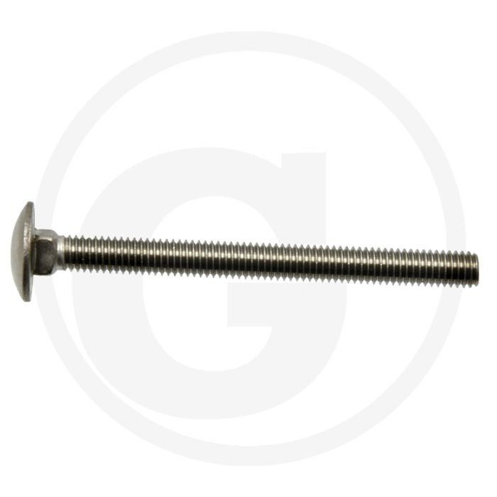 Slotbout M6 x 70, DIN 603, Roestvrijstaal (V2A), Kwaliteitsklasse 7