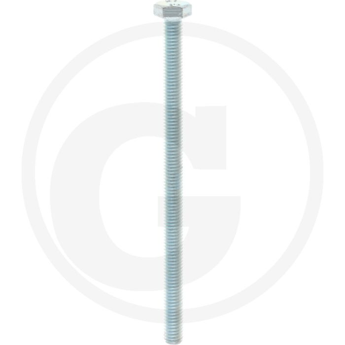 VPE100 zeskantbouten M6x100 DIN 933 Verzinkt staal 8.8 metrische draad
