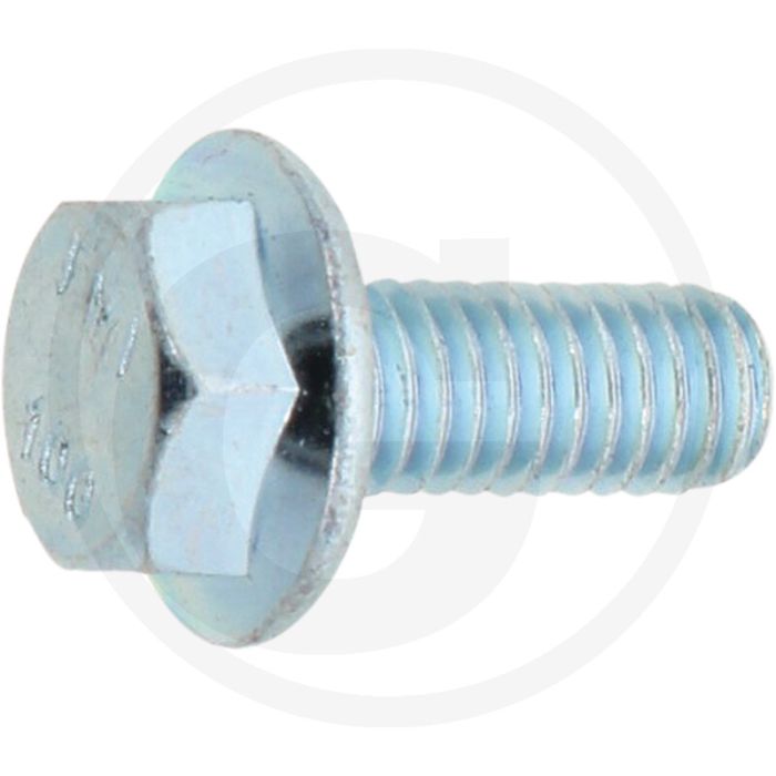 Zeskantbout DIN 88913 M6 x 14 staal verzinkt metrische schroefdraad