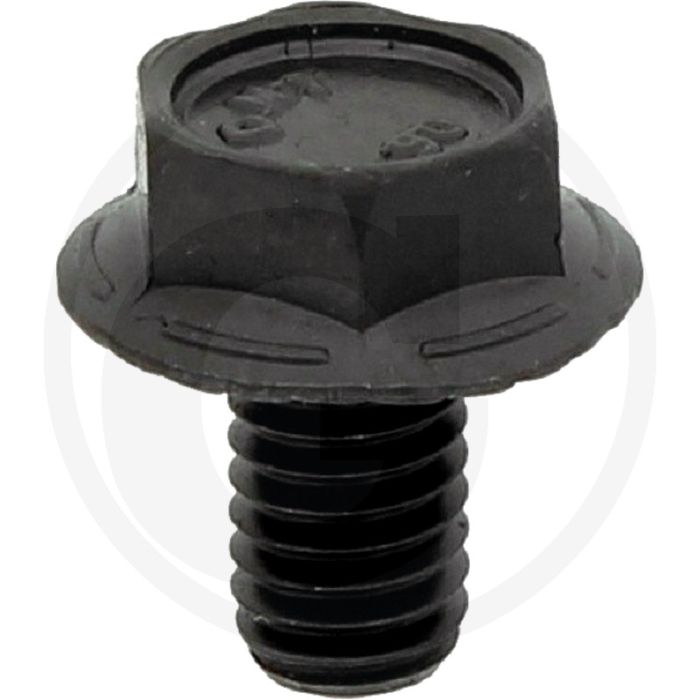 Zeskantbout DIN 88933 M6 x 10 staal 8.8 zwart buitenzeskant met flens