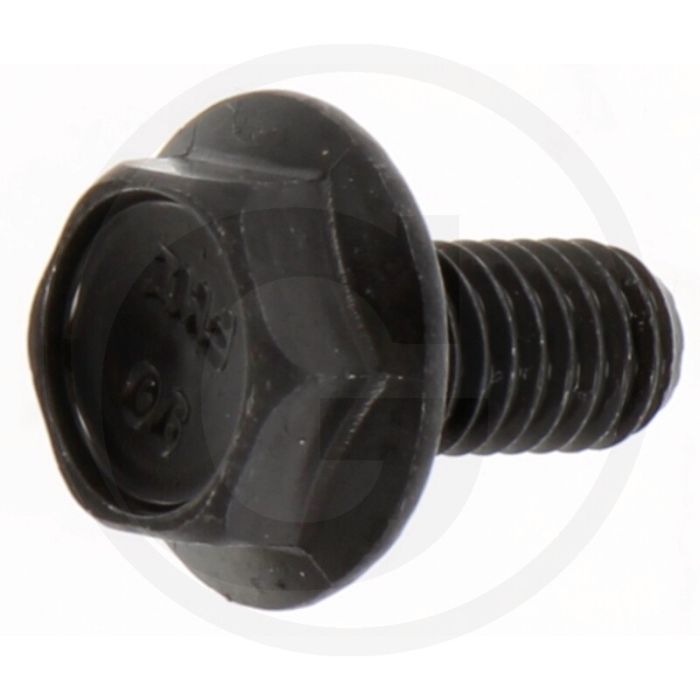 Zeskantbout DIN 88933 M6 x 12 staal 8.8 zwart buitenzeskant met flens