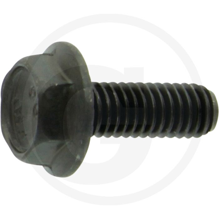 Zeskantbout DIN 88933 M6x16 Staal 8.8 Zwart Flenskop