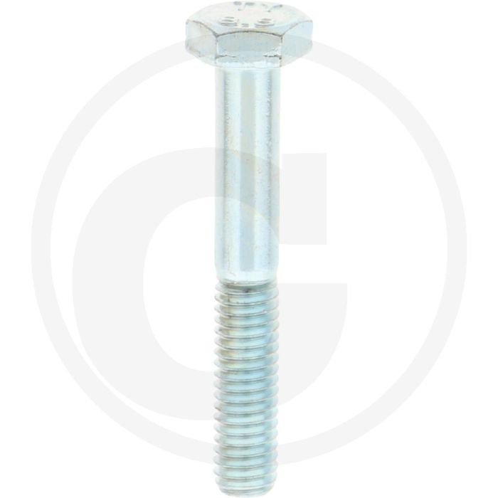 VPE100 zeskantbouten M6x40 DIN 931 Verzinkt staal 8.8 metrische schroefdraad