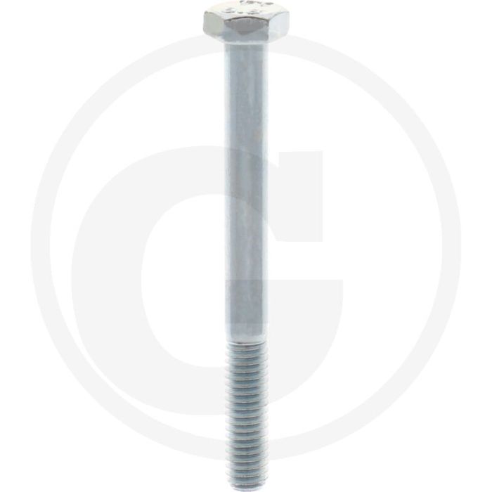 VPE100 zeskantbouten M6x60 DIN 931 staal 8.8 gegalvaniseerd