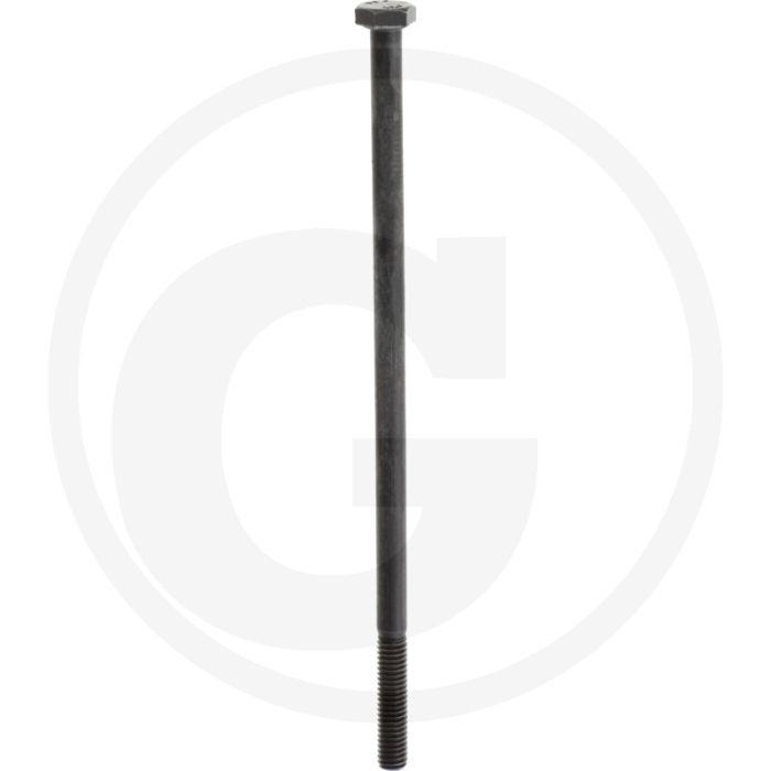 Zeskantbout M6x140 DIN 931 Staal 10.9 Zwart Onbehandeld