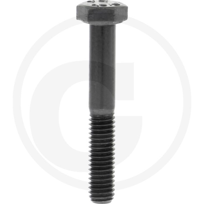 Zeskantbout M6x40 DIN 931 Staal 10.9 Zwart