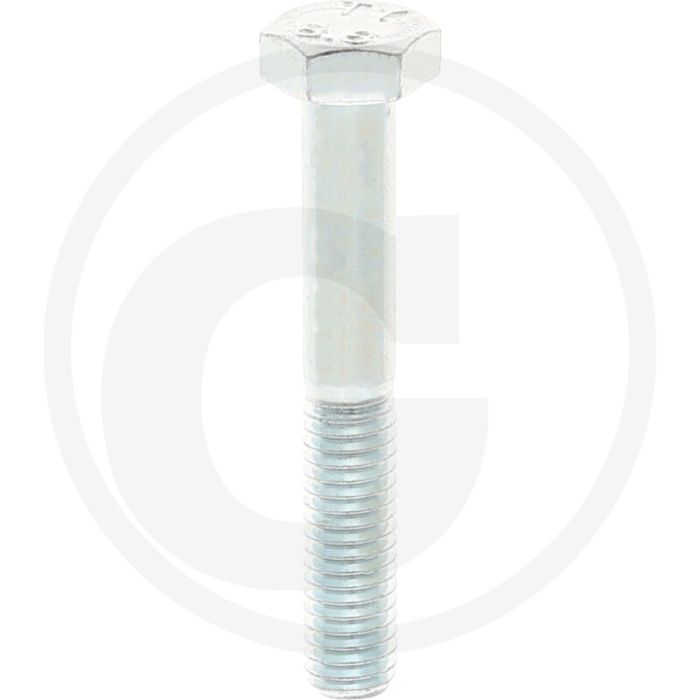 Zeskantbout M6x40 DIN 931 Verzinkt Staal 8.8 Metrische Schroefdraad
