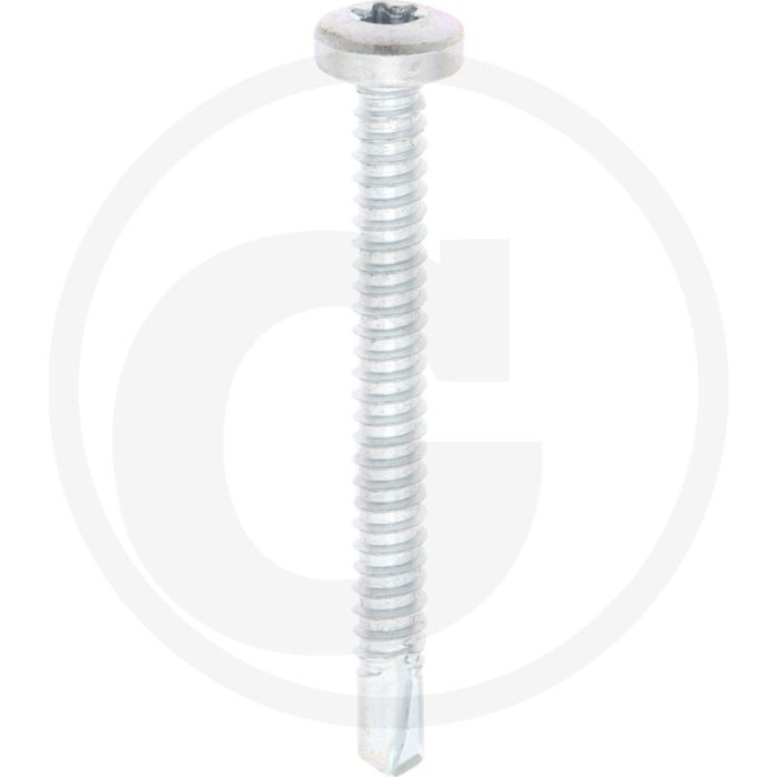 VPE250 zelfb. schroeven 6,3x60 DIN 7504 gegalv. staal T30 plaatmetaal