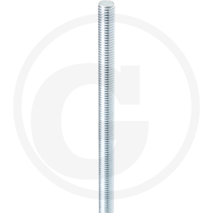 Draadeind M8 x 1000 DIN 976 Verzinkt Staal Gegalvaniseerd