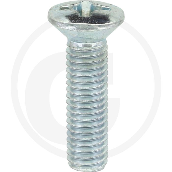 Metaalschroef (bol) DIN 966 M8 x 30 staal 4.8 verzinkt kruiskop H Metaalschroef (bol) DIN 966 M8 x 30 staal 4.8 verzinkt kruiskop H