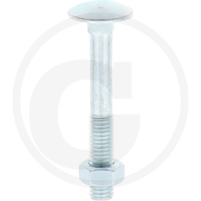 VPE50 slotbouten M8x60 DIN 603 staal 4.6 gegalvaniseerd