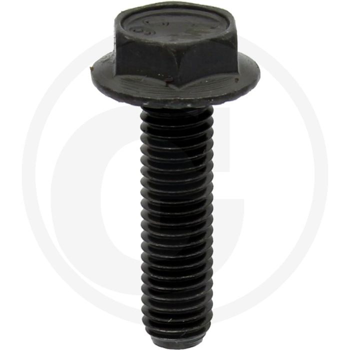 Zeskantbout DIN 88933 M8 x 30 staal 8.8 zwart buitenzeskant met flens