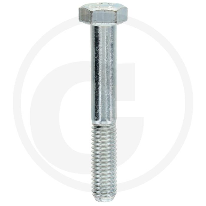 Zeskantbout DIN 931 M8x55 Verzinkt Staal 1000 N/mm²