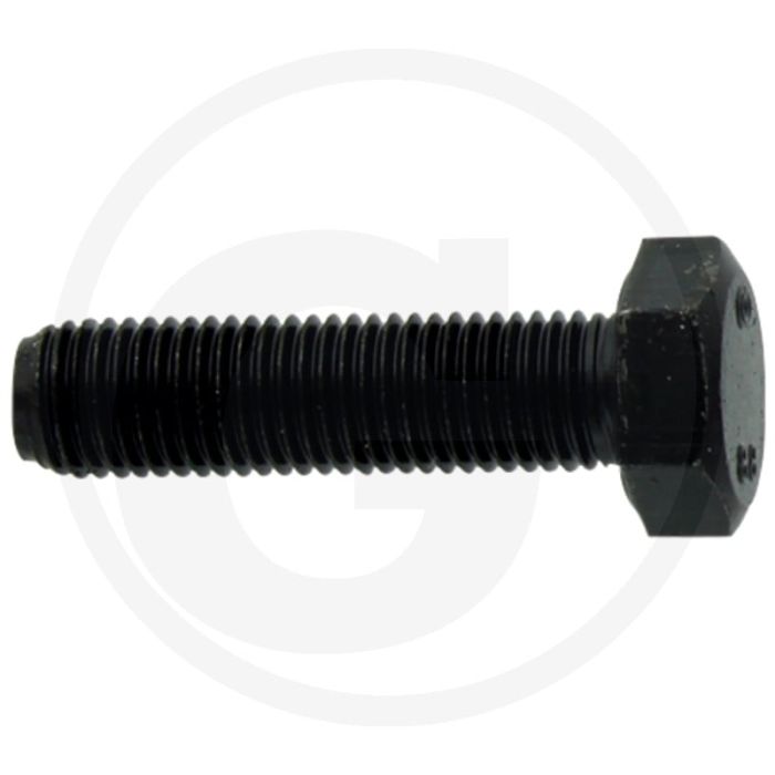 Zeskantbout DIN 961 M8 x 30 staal 8.8 zwart metrische schroefdraad