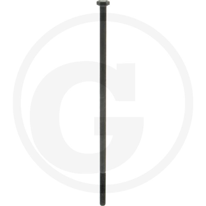 Zeskantbout M8x240 DIN 931 Staal 10.9 Zwart Buitenzeskant