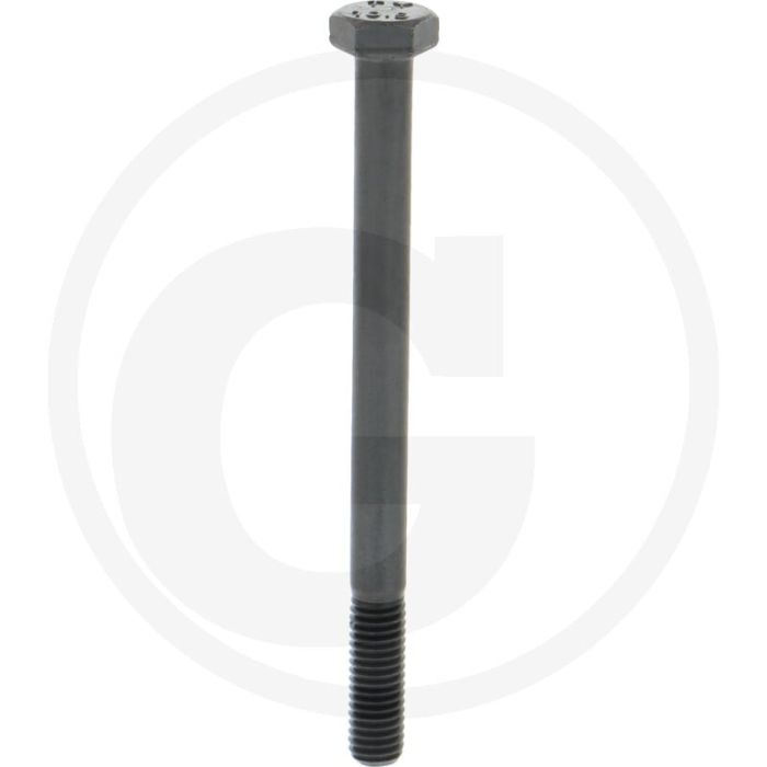 Zeskantbout M8x100 DIN 931 Staal 10.9 Zwart Onbehandeld