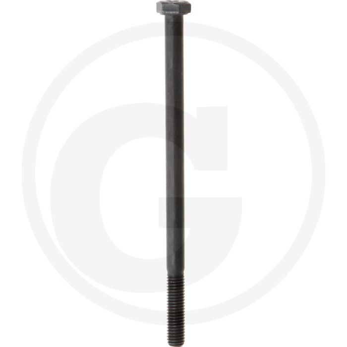 Zeskantbout M8x140 DIN 931 Staal 10.9 Zwart Onbehandeld