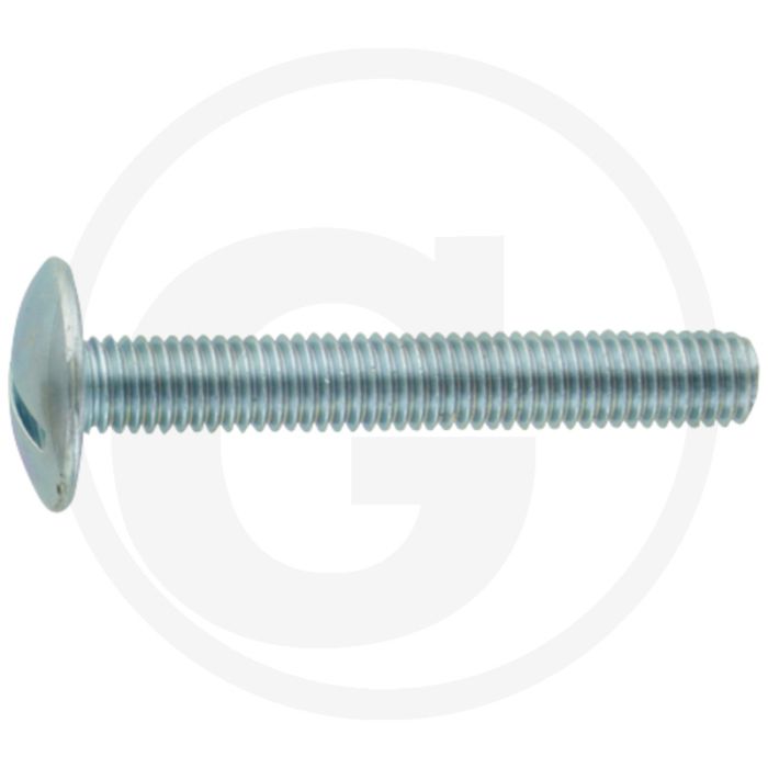 Boordwandschroef M8 x 55 DIN 88107 Verzinkt Staal Platte Ronde Kop