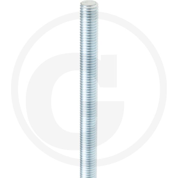 Draadeind M10 x 1000 DIN 976 Verzinkt Staal Galvanisch RH Metrische Draad