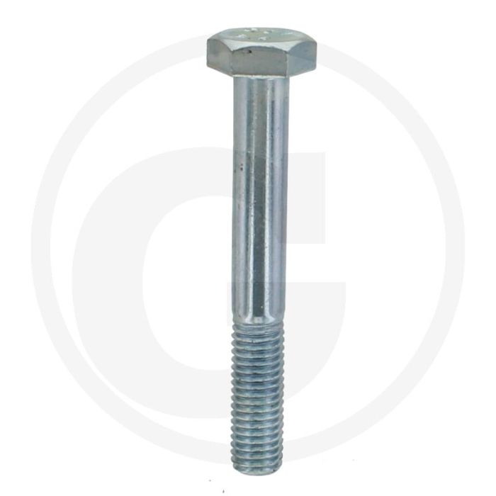 Zeskantbout M10 x 75 DIN 931 Verzinkt Staal 8.8 Standaard draad