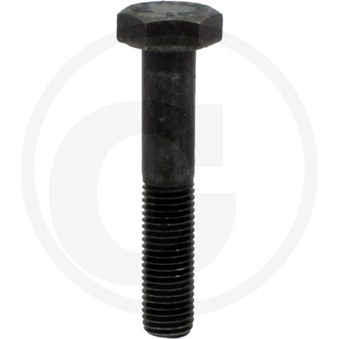 Zeskantbout M10x55 DIN 960 Staal 8.8 Zwart Metrisch fijne draad