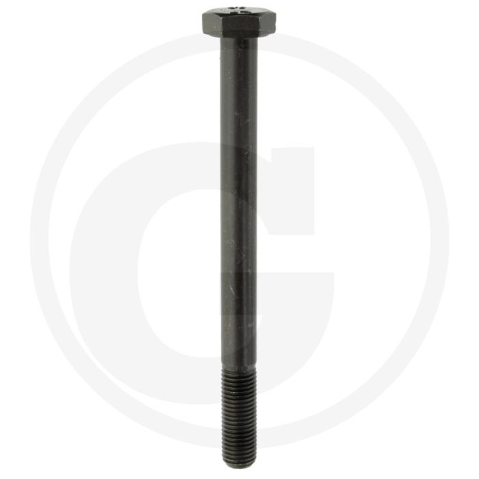 Zeskantbout DIN 960 M10 x 120 staal 8.8 zwart metrische schroefdraad