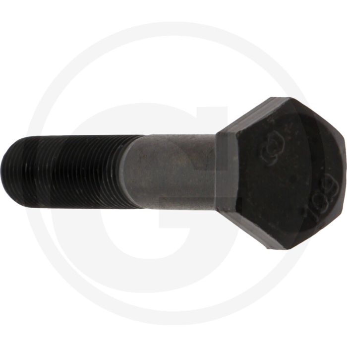 Zeskantbout M10x55 DIN 960 Staal 10.9 Zwart Verzinkt