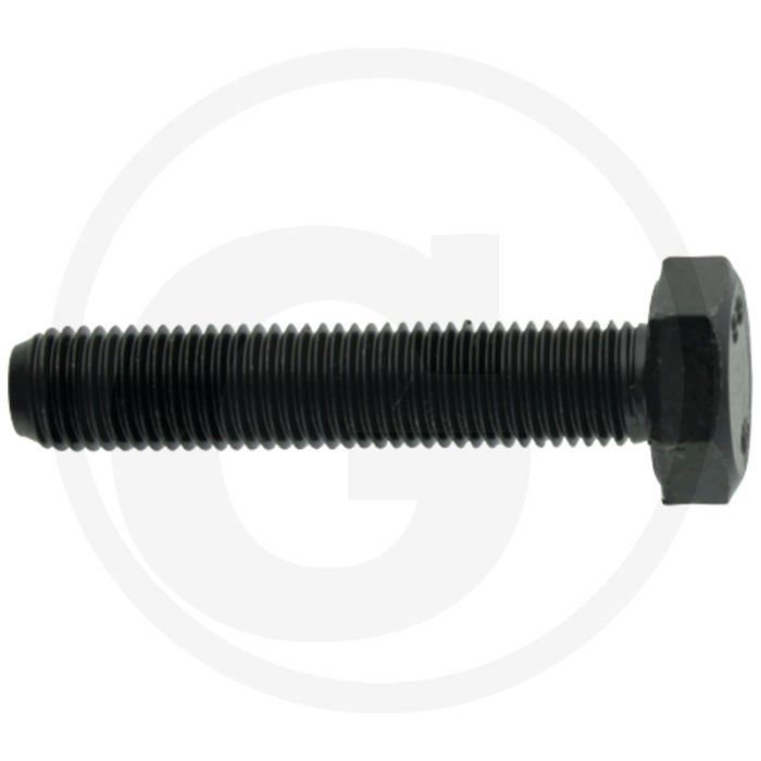 Zeskantbout DIN 961 M10 x 50 staal 8.8 zwart metrische schroefdraad
